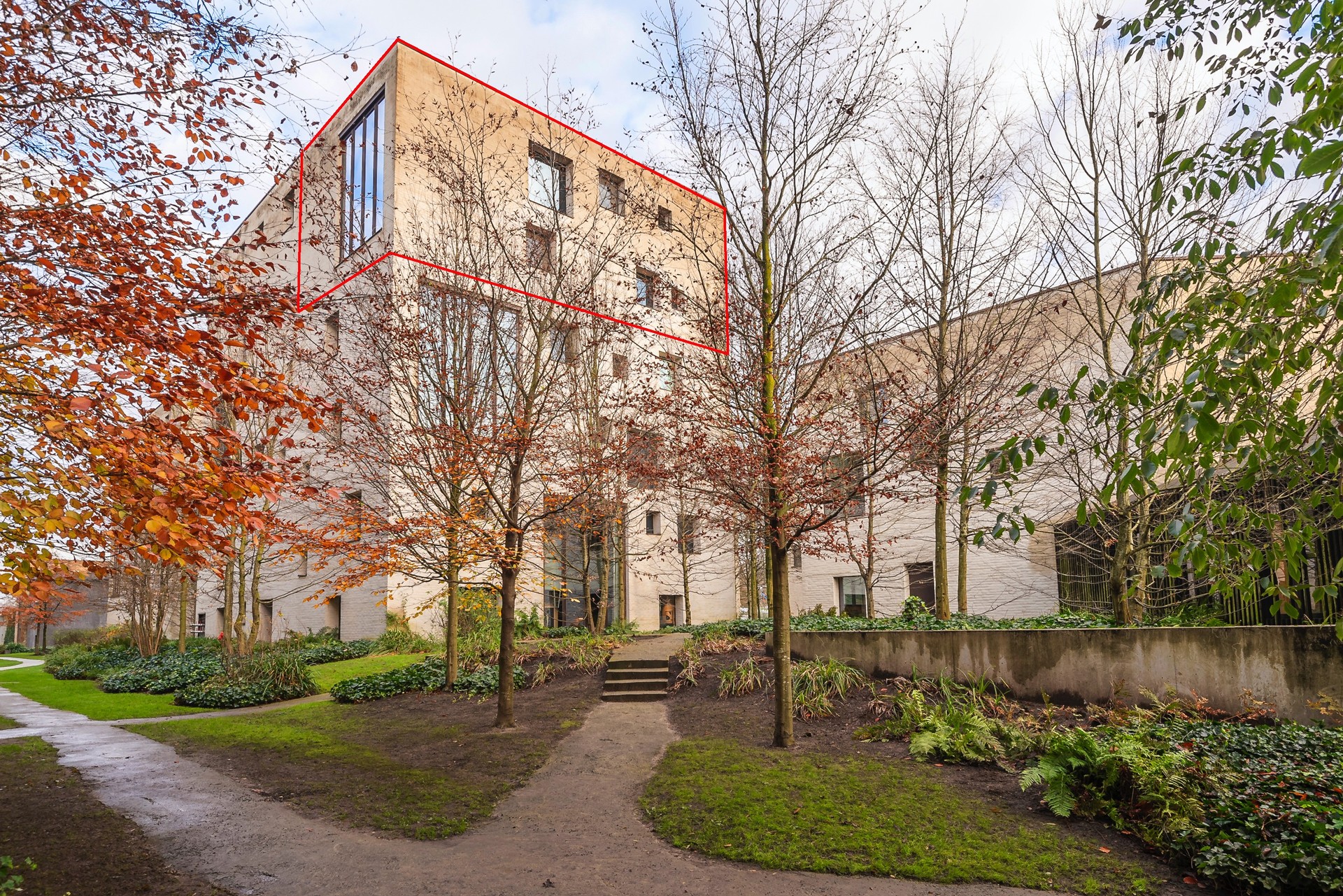 Duplex appartement in unieke Kanaalsite van Axel Vervoordt