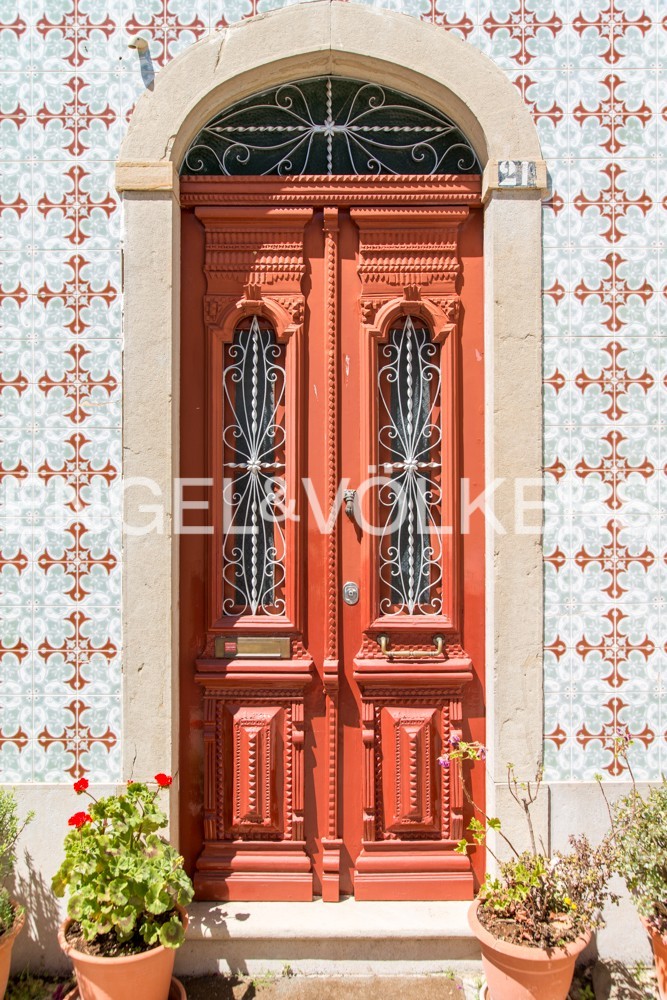 View Of The Renovated Sao Bras De Alportel Main Plaza, Located In Portugal.  Stock Photo, Picture and Royalty Free Image. Image 88061377.