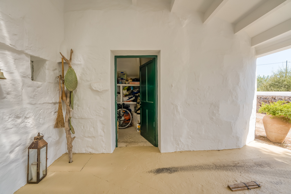 Casa de campo tradicional y con vistas al mar en Binicalaf, Menorca