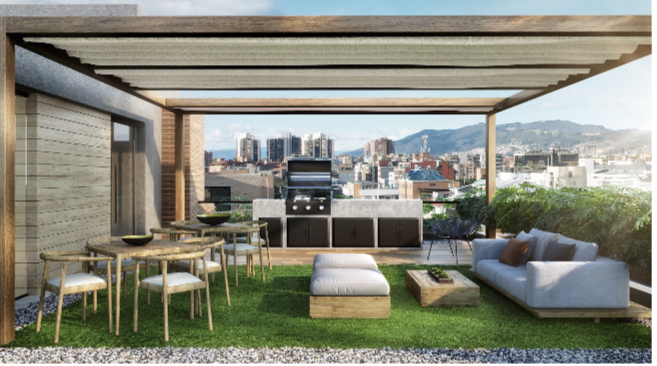 Apartamentos con balcón para estrenar en venta en Santa Bárbara