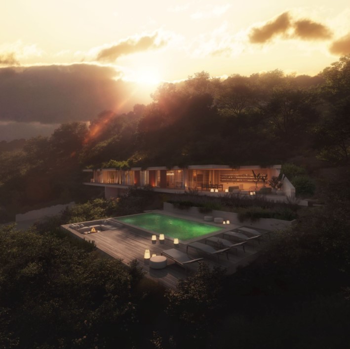 Monte Mayor: Villa con diseño de vanguardia en armonía con la naturaleza