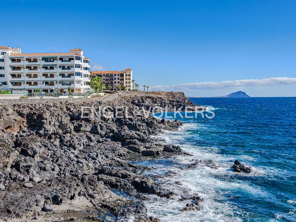 Apartment with terrace in first sea line in Costa Del Silencio