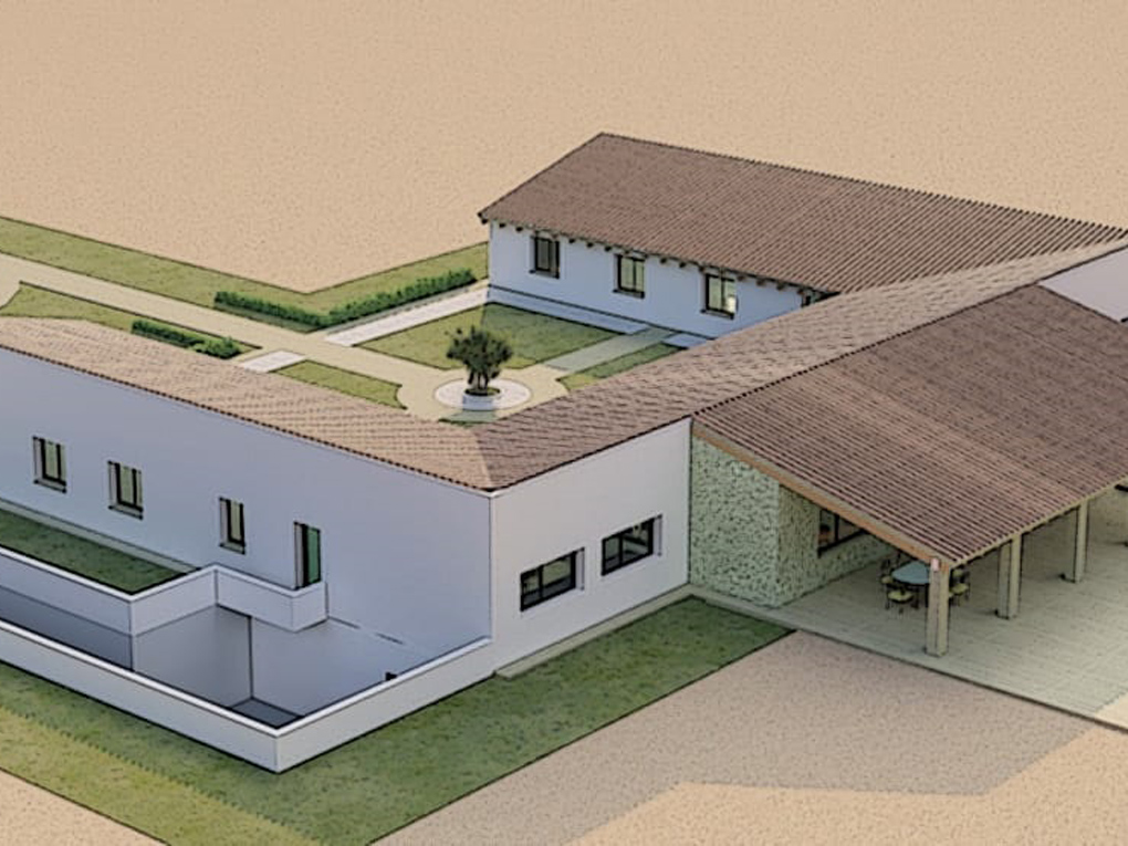 Casa de campo de nueva construcción en Santa María