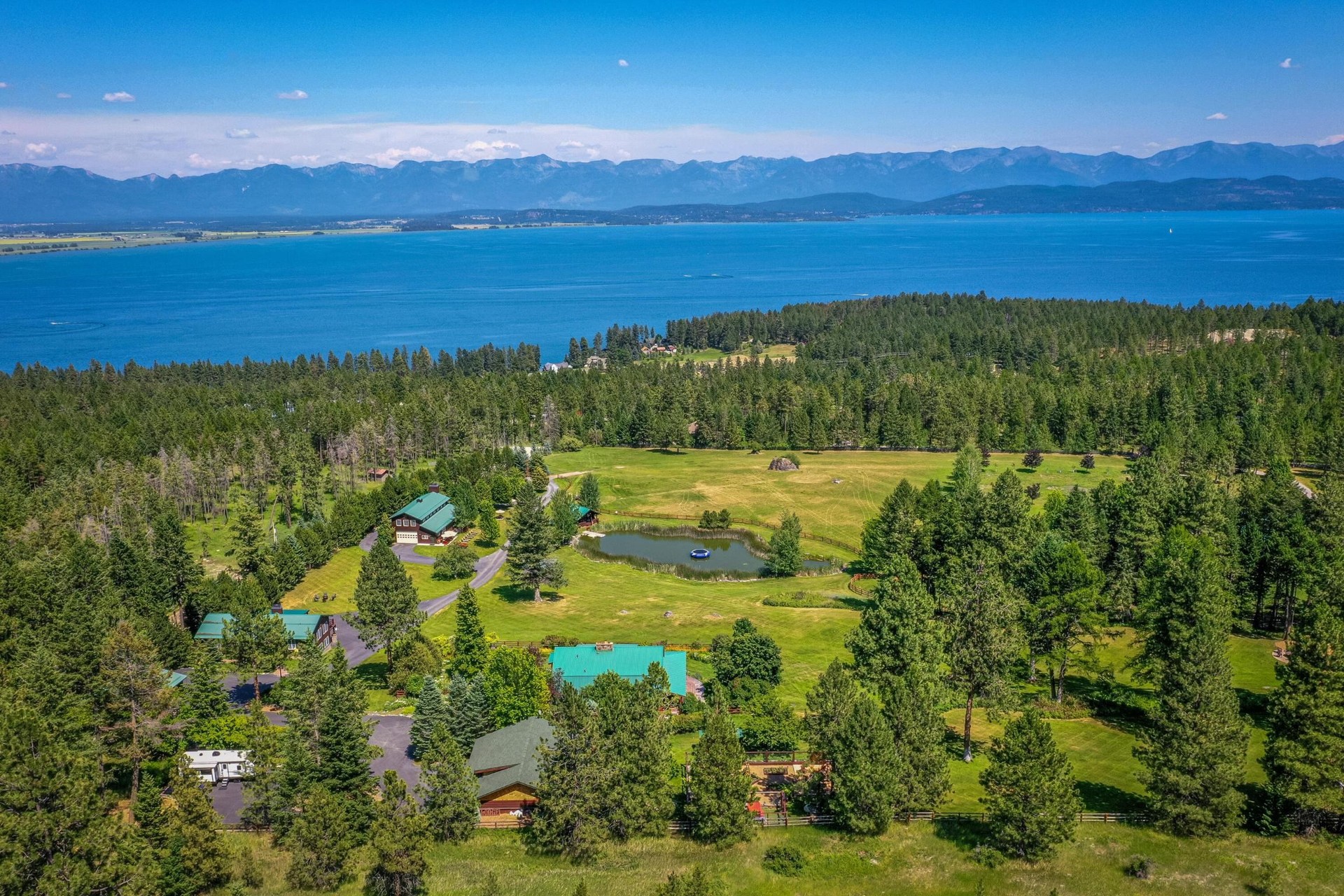 Stunning Estate Overlooking Flathead Lake